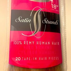 Tape in human hair extensions